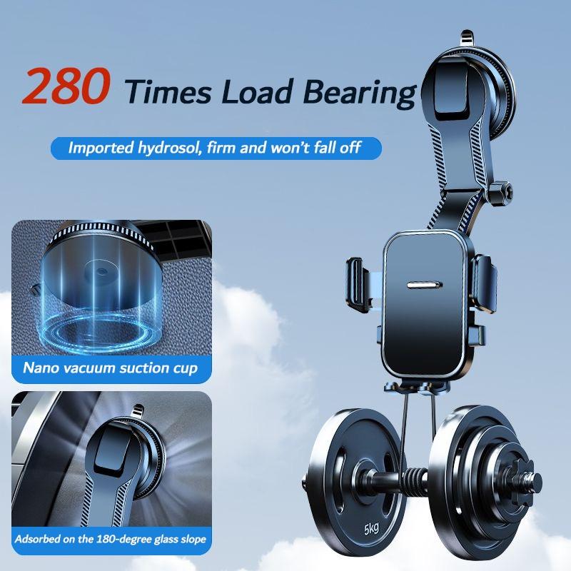 Anti-Shake Phone Mount with Built-in Gimbal Function – Multi-Purpose Filming Tool