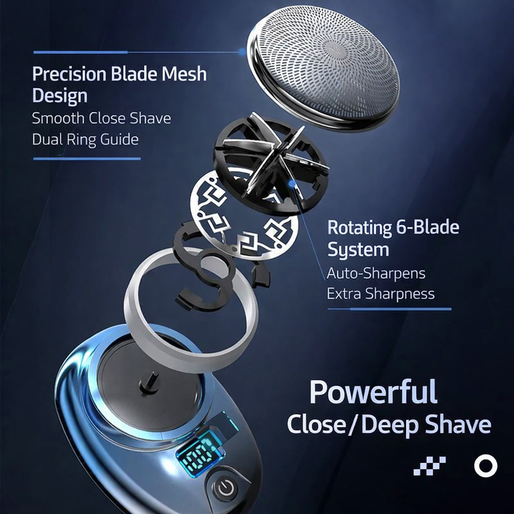 Vantage SmoothGlide: Zero-Irritation Mini Shaver