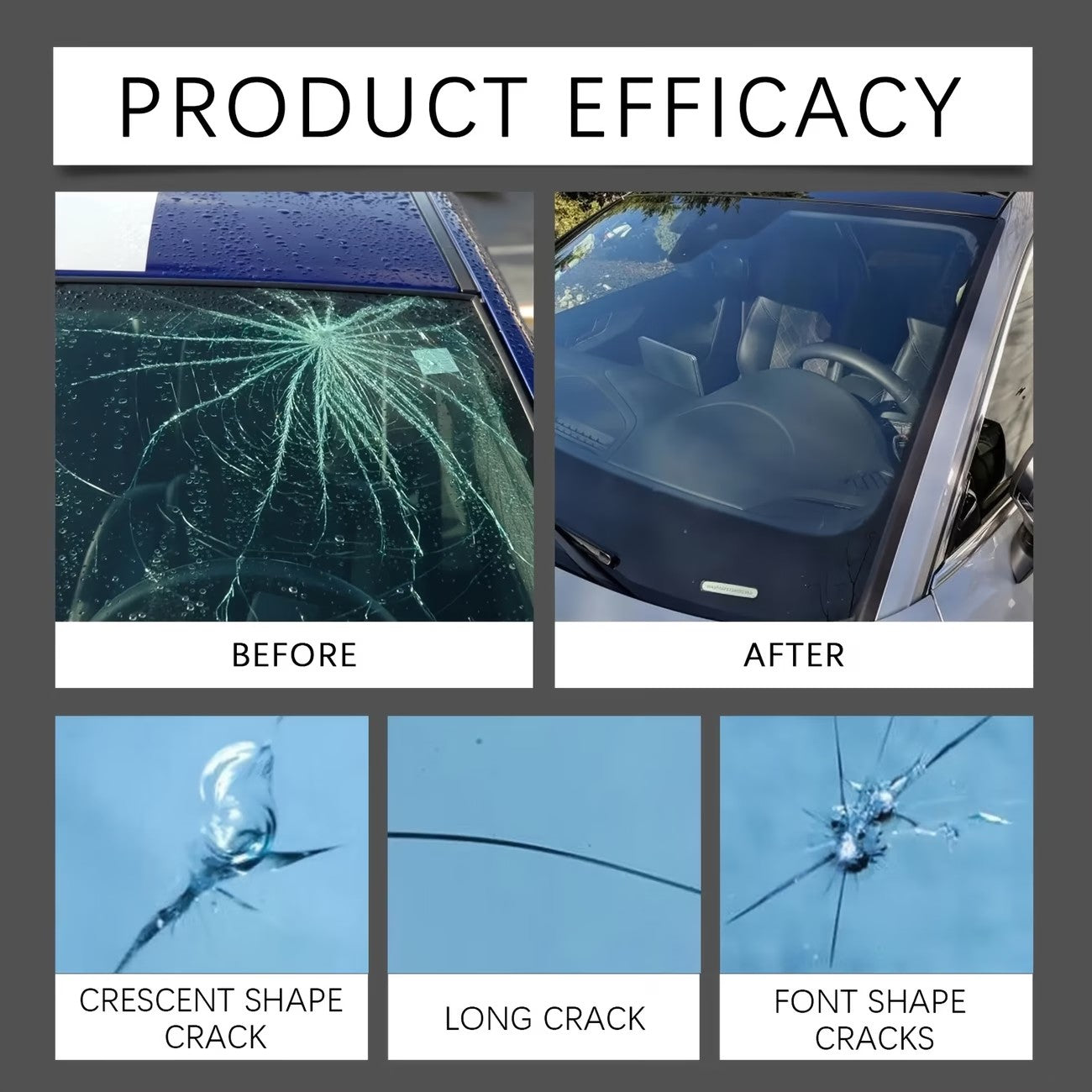 Smart, Ultra-Convenient Glass Crack Repair Kit