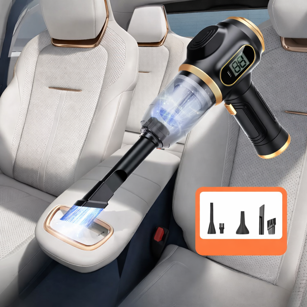 Cordless Handheld Car Vacuum - Powerful Portable Mini Vac