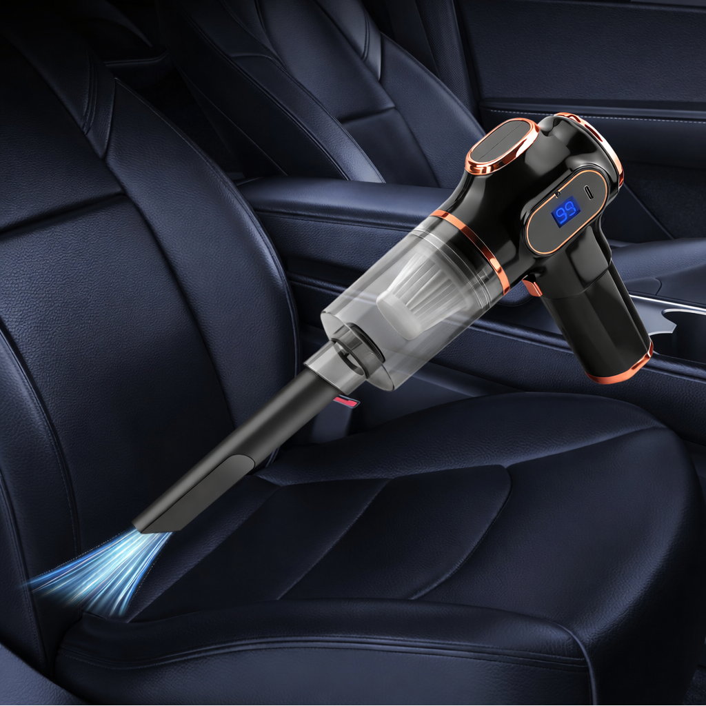 Cordless Handheld Car Vacuum - Powerful Portable Mini Vac